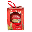 Dekoratyvinis raudonas žaisliukas Vilnius